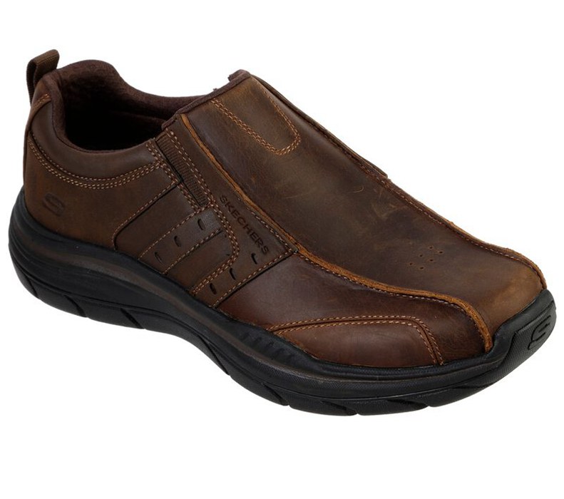Skechers Herr Bruna Slip On - Relaxed Fit: Expected 2.0 - Wildon - Sverige (XNFED-5238)